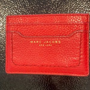 Red Marc Jacobs Credit Card Holder